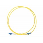 57826 Патч-корд оптический соединительный LC-LC/UPC SM Simplex 3.0мм 9/125, 1м, LSZH