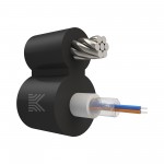 65934 КОСТРОМАКАБЕЛЬ КОС-ОКПС-2х657-Т/Т-3кН Оптический кабель с центральной трубкой и выносным силовым элементом из стального троса, SM 9/125, G.657.A1, 2 волокна, полиэтилен, 3 кН