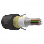 65964 КОСТРОМАКАБЕЛЬ КОС-ОКД-12х657-нг(А)-HF-Т/А-1кН Дроп-кабель круглый, с центральной трубкой, усилен арамидными нитями, 12 волокон, SM 9/125, G.657.A1, нг(А)-HF, 1 кН