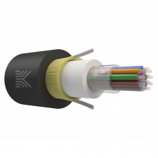 65964 КОСТРОМАКАБЕЛЬ КОС-ОКД-12х657-нг(А)-HF-Т/А-1кН Дроп-кабель круглый, с центральной трубкой, усилен арамидными нитями, 12 волокон, SM 9/125, G.657.A1, нг(А)-HF, 1 кН