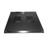 51932 Блок вентиляторов 2 шт для TE глубиной 600 с кабелем черный Netko