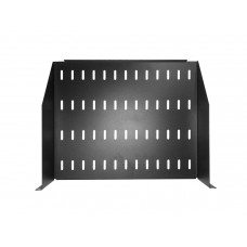 66105 Полка консольная 2U, глубина 370, без крепежа, черная