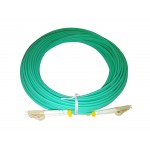 57800 Патч-корд оптический соединительный LC-LC/UPC MM Duplex 3.0мм 50/125 OM3, 10м, LSZH