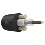 65889 КОСТРОМАКАБЕЛЬ КОС-ОКД-4х657-ТП-1.2кН Дроп-кабель круглый, с центральной трубкой, усилен стеклопрутками, 4 волокна, SM 9/125, G.657.A1, полиэтилен, 1.2 кН