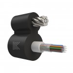 65937 КОСТРОМАКАБЕЛЬ КОС-ОКПС-12х657-Т/Т-3кН Оптический кабель с центральной трубкой и выносным силовым элементом из стального троса, SM 9/125, G.657.A1, 12 волокон, полиэтилен, 3 кН