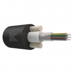 65886 КОСТРОМАКАБЕЛЬ КОС-ОКД-8х657-ТП-1кН Дроп-кабель круглый, с центральной трубкой, усилен стеклопрутками, 8 волокон, SM 9/125, G.657.A1, полиэтилен, 1 кН