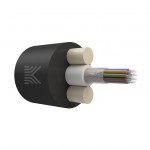 65900 КОСТРОМАКАБЕЛЬ КОС-ОКД-12х657-ТП-3кН Дроп-кабель круглый, с центральной трубкой, усилен стеклопрутками, 12 волокон, SM 9/125, G.657.A1, полиэтилен, 3 кН