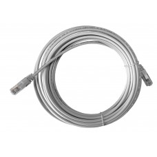 58656 Патч-корд Netko СКС UTP4 cat.5e, 10.0м, литой коннектор, серый, LSZH