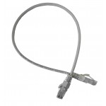 58651 Патч-корд Netko СКС UTP4 cat.5e, 0.5м, литой коннектор, серый, LSZH