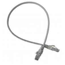 58651 Патч-корд Netko СКС UTP4 cat.5e, 0.5м, литой коннектор, серый, LSZH