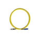 57818 Патч-корд оптический переходной SC-FC/UPC SM Simplex 3.0мм 9/125, 2м Netko, LSZH