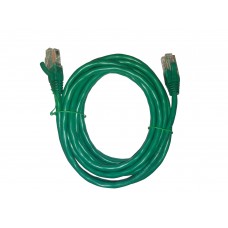 57118 Патч-корд Technolink UTP4 cat 5e, 3,0м, ВС, LSZH, зеленый, литой коннектор