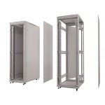 65164 Шкаф напольный 42U серия Expert (800х1000х2050), напольный, БЕЗ ПЕРЕДНЕЙ ДВЕРИ, серый, разобранный Netko (упакован в 4 коробки)