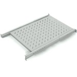 65723 Полка выдвижная 1U для шкафа глубиной 800 (482х600), серая
