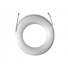 65297 Устройство закладки кабеля (УЗК) 30м, нейлон диаметр 4мм, белый, Netko