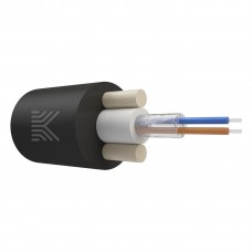 65884 КОСТРОМАКАБЕЛЬ КОС-ОКД-2х657-ТП-1кН Дроп-кабель круглый, с центральной трубкой, усилен стеклопрутками, 2 волокна, SM 9/125, G.657.A1, полиэтилен, 1 кН