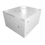 59906 Шкаф настенный 6U серия DUO (600х550х370), 2-х секционный, передняя дверь металл, собранный, серый Netko