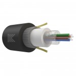 65957 КОСТРОМАКАБЕЛЬ КОС-ОКД-4х657-Т/Н-1кН Дроп-кабель круглый, с центральной трубкой, усилен стеклонитями, 4 волокна, SM 9/125, G.657.A1, полиэтилен, 1 кН