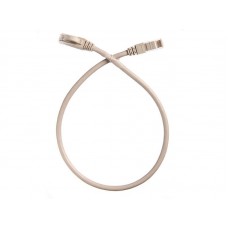 58667 Патч-корд Netko СКС UTP4 cat.6a, 0.5м, литой коннектор, серый, LSZH