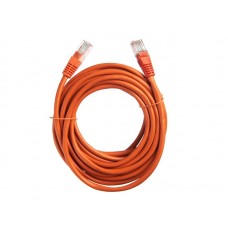 57030 Патч-корд Technolink UTP4 cat 5e, 5,0м, ВС, LSZH, оранжевый, литой коннектор