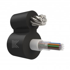 65942 КОСТРОМАКАБЕЛЬ КОС-ОКПС-12х657-Т/Т-4кН Оптический кабель с центральной трубкой и выносным силовым элементом из стального троса, SM 9/125, G.657.A1, 12 волокон, полиэтилен, 4 кН