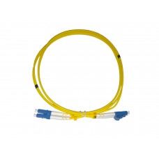 57822 Патч-корд оптический соединительный LC-LC/UPC SM Duplex 3.0мм 9/125, 1м Netko, LSZH
