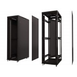 65168 Шкаф напольный 42U серия Expert (800х800х2050), напольный, БЕЗ ПЕРЕДНЕЙ ДВЕРИ, черный, разобранный Netko (упакован в 4 коробки)