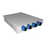 57034 Кросс настенный оптический 4 SC SM, укомплектованный (компактный) микро