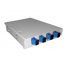 57034 Кросс настенный оптический 4 SC SM, укомплектованный (компактный) микро