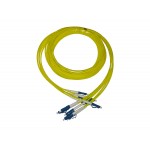 55513 Патч-корд оптический соединительный LC-LC/UPC SM Simplex 3.0мм 9/125, 2м