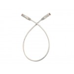 58662 Патч-корд Netko СКС UTP4 cat.6, 0.5м, литой коннектор, серый, LSZH