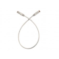 58662 Патч-корд Netko СКС UTP4 cat.6, 0.5м, литой коннектор, серый, LSZH