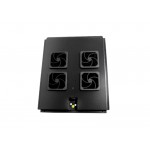 51729 Блок вентиляторов 4 шт для TS,T2,TD глубиной 900 с кабелем черный Netko