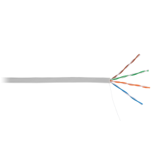 CCA-UU004-5E-PVC-GY Кабель U/UTP 4 пары, Кат.5e, CCA, внутренний, PVC, 305м, где zz - цвет