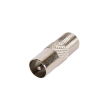 EC-CC-F-PAL-M-MT-100 Адаптер для коаксиальных кабелей, F-тип-PAL-male, металлик, 100 шт.