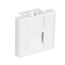 EC-IMF-1-WT-10 Вставка типа Mosaic 45x45 мм, 1 порт, под модули-вставки типа Keystone, белая, 10 шт