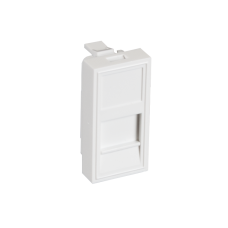 EC-IMH-1-WT-10 Вставка типа Mosaic 22,5x45мм, 1 порт, под модули-вставки типа Keystone, белая, 10 шт.