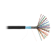 EC-UF025-5-PE-BK-3 Кабель F/UTP 25 пар, Кат.5, медный, внешний, PE -40, 305м