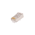 EC-UP8P8C-SD-003-TR-1000 Коннектор RJ45/8P8C под витую пару, Кат.5e, экранированный