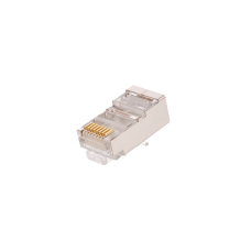 EC-UP8P8C-SD-003-TR-1000 Коннектор RJ45/8P8C под витую пару, Кат.5e, экранированный