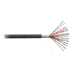 EC-UU016-5-PE-BK-3 Кабель U/UTP 16 пар, Кат.5, медный, внешний, PE -40, 305м