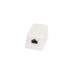 EC-UWO-1-UD2-WT-10 Настенная розетка неэкранированная, Кат.5e, 1 порт, белая, 10шт.