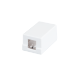 Корпус настенной розетки, на 1 порт, белый 10 шт.