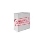 EC-WS-047028-GY Настенный антивандальный шкаф с поворотной рамой, 4U, Ш580хВ700хГ280мм, серый