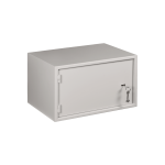 EC-WS-075240-GY Настенный антивандальный шкаф с дверью на петлях, 7U, Ш520хВ320хГ400мм, серый
