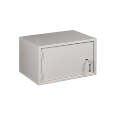 EC-WS-075240-GY Настенный антивандальный шкаф с дверью на петлях, 7U, Ш520хВ320хГ400мм, серый
