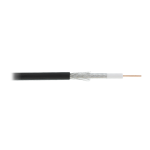 UEC-C2-32123B-BK-3 Кабель коаксиальный, RG-6, одножильный, CCS, внешний, PE до -40C, черный, 305м