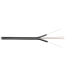 NKL-F-001A1P-00C-BK Кабели SM 9/125 универсальные, плоские («бабочка»), со стеклопластиковыми прутками