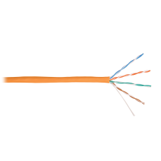 NKL 2100C-OR Кабель NIKOLAN U/UTP, 4 пары, Кат.5e, 24 AWG, внутренний, LSZH, 305м/100м