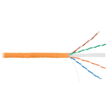 NKL 2140C-OR Кабель NIKOLAN U/UTP, 4 пары, Кат.6, 24 AWG, внутренний, LSZH